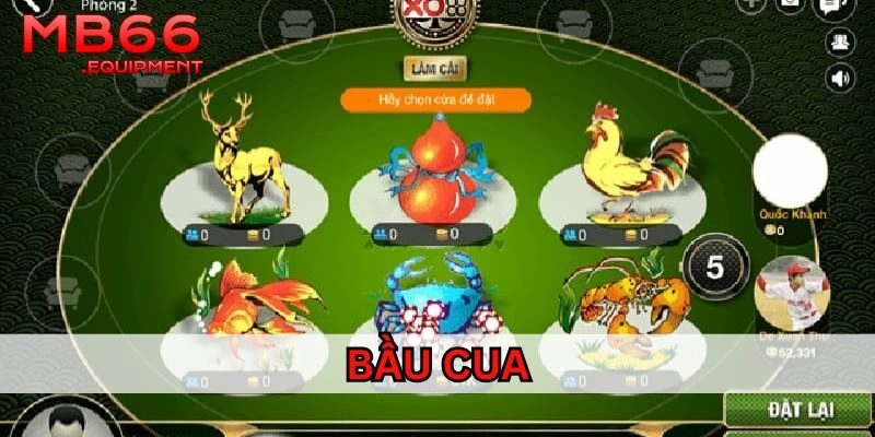 Linh vật Bầu Cua đều có màu sắc riêng